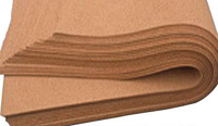 Composition cork sheets