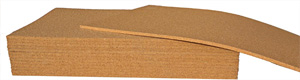 Cork underlayment