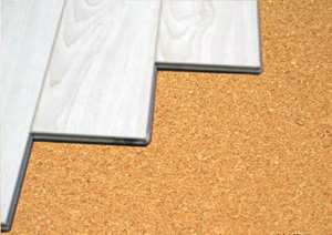 Cork underlayment
